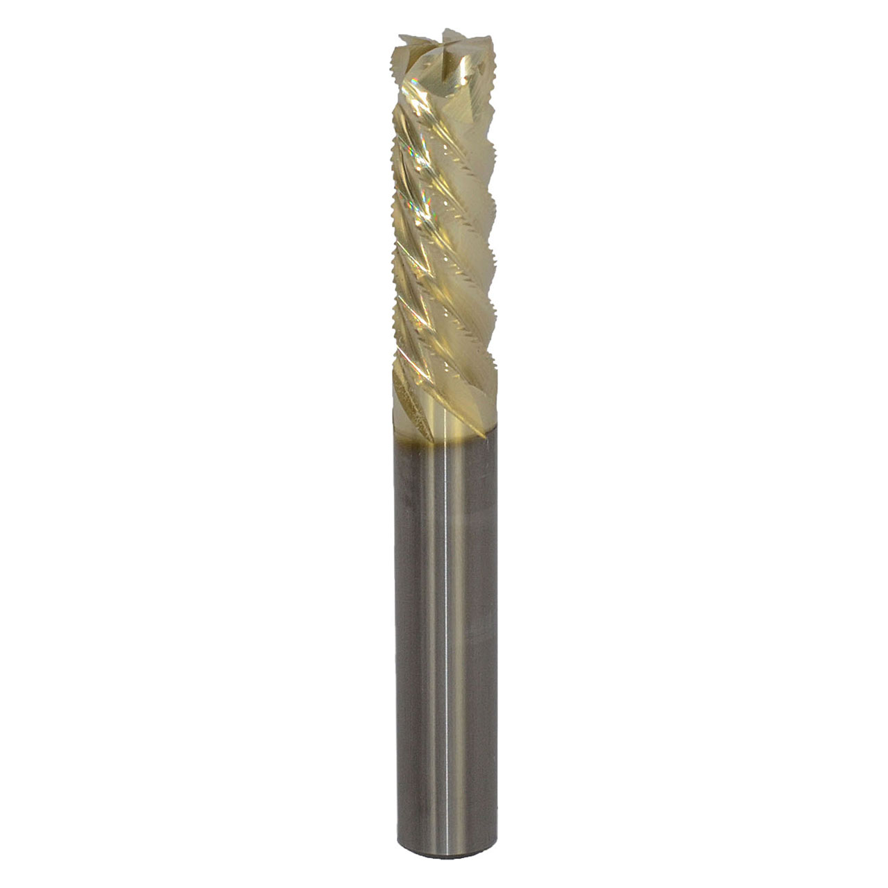 Onsrud 66-405 | 0.375" Diameter x 0.375" Shank x 1.125" LOC x 3.000" OAL 6 Flute Solid Carbide Spiral Router Bit