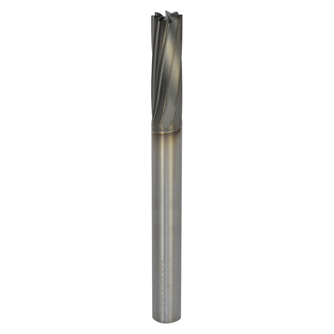 Onsrud 66-725 | 8.000" Diameter x 8.000" Shank x 25.000" LOC x 100.000" OAL 8 Flute Solid Carbide Spiral Router Bit