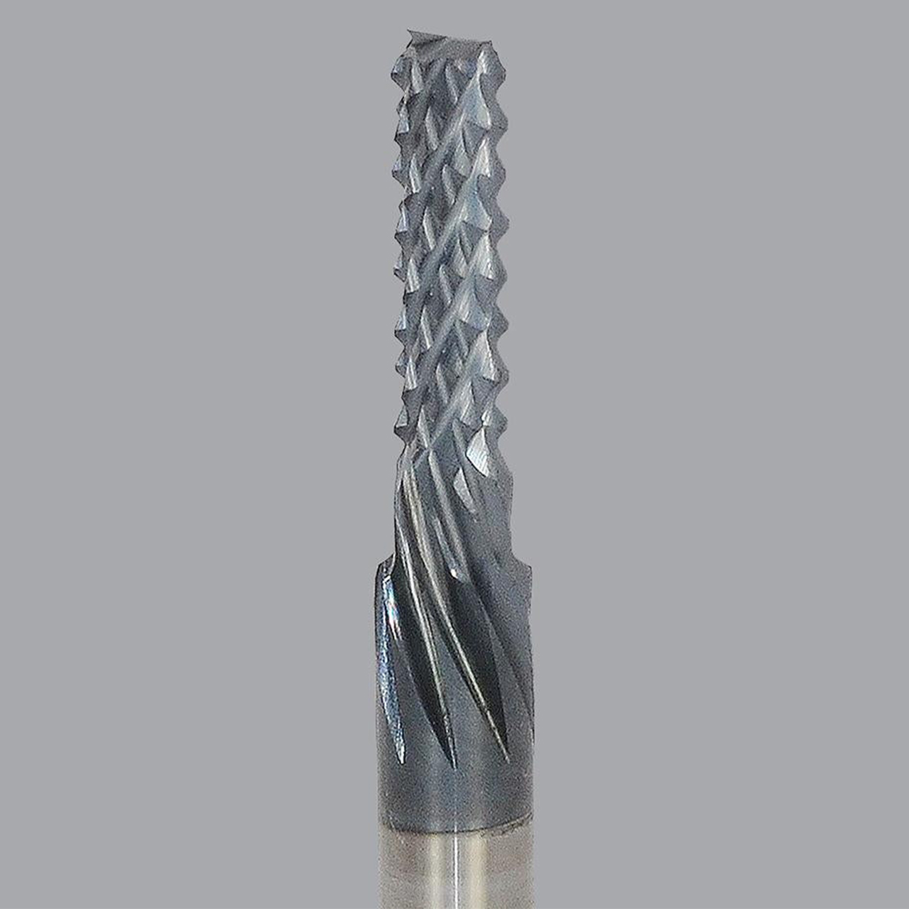 Onsrud 66-947ALTIN | 0.500" Diameter x 0.500" Shank x 3.125" LOC x 5.000" OAL Multi-Flute Solid Carbide Diamond Pattern Router Bit with Endmill Point