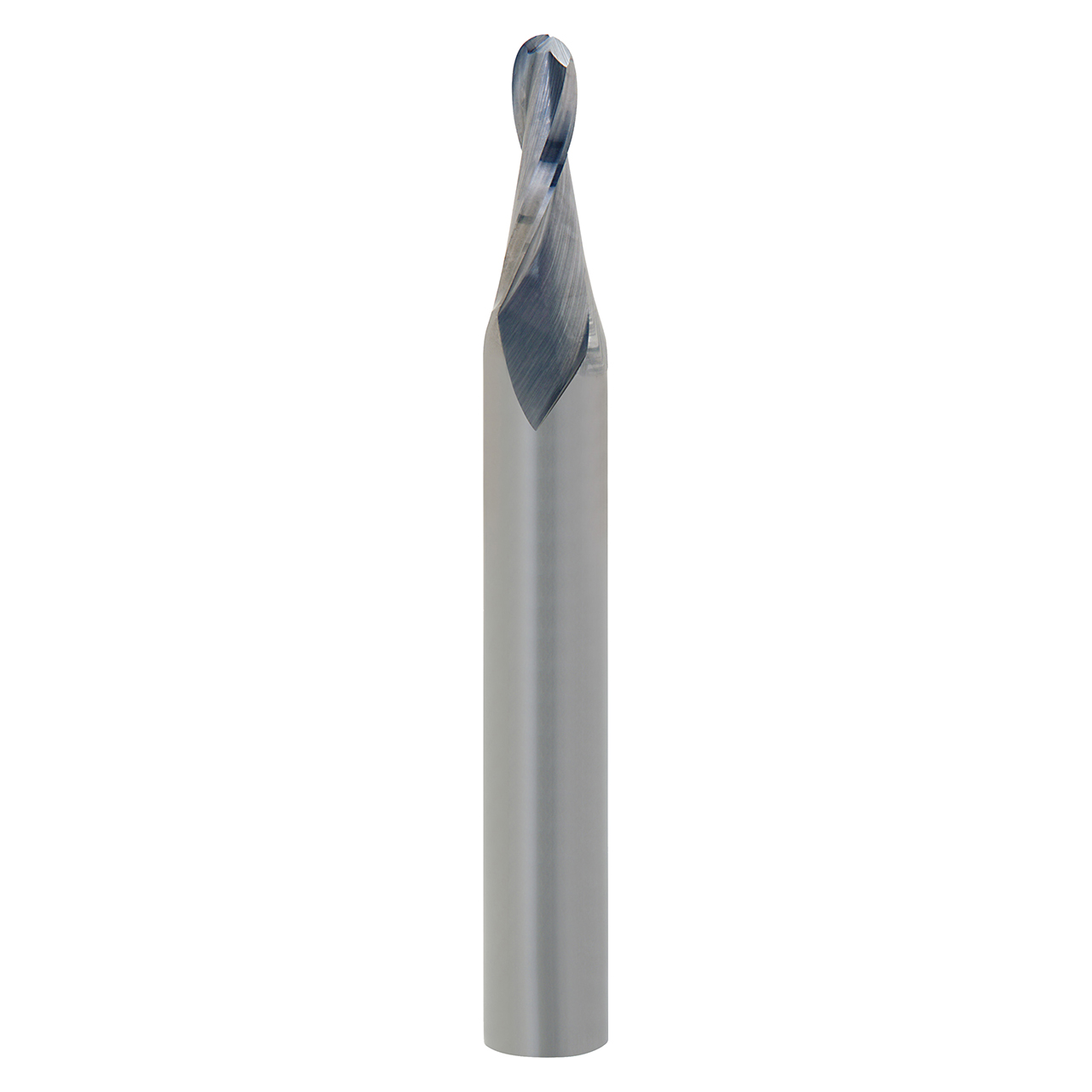 Onsrud 77-112 | 0.250" Diameter x 0.500" Shank x 2.000" LOC x 4.000" OAL x 0.125" Radius 2 Flute Solid Carbide Spiral Router Bit