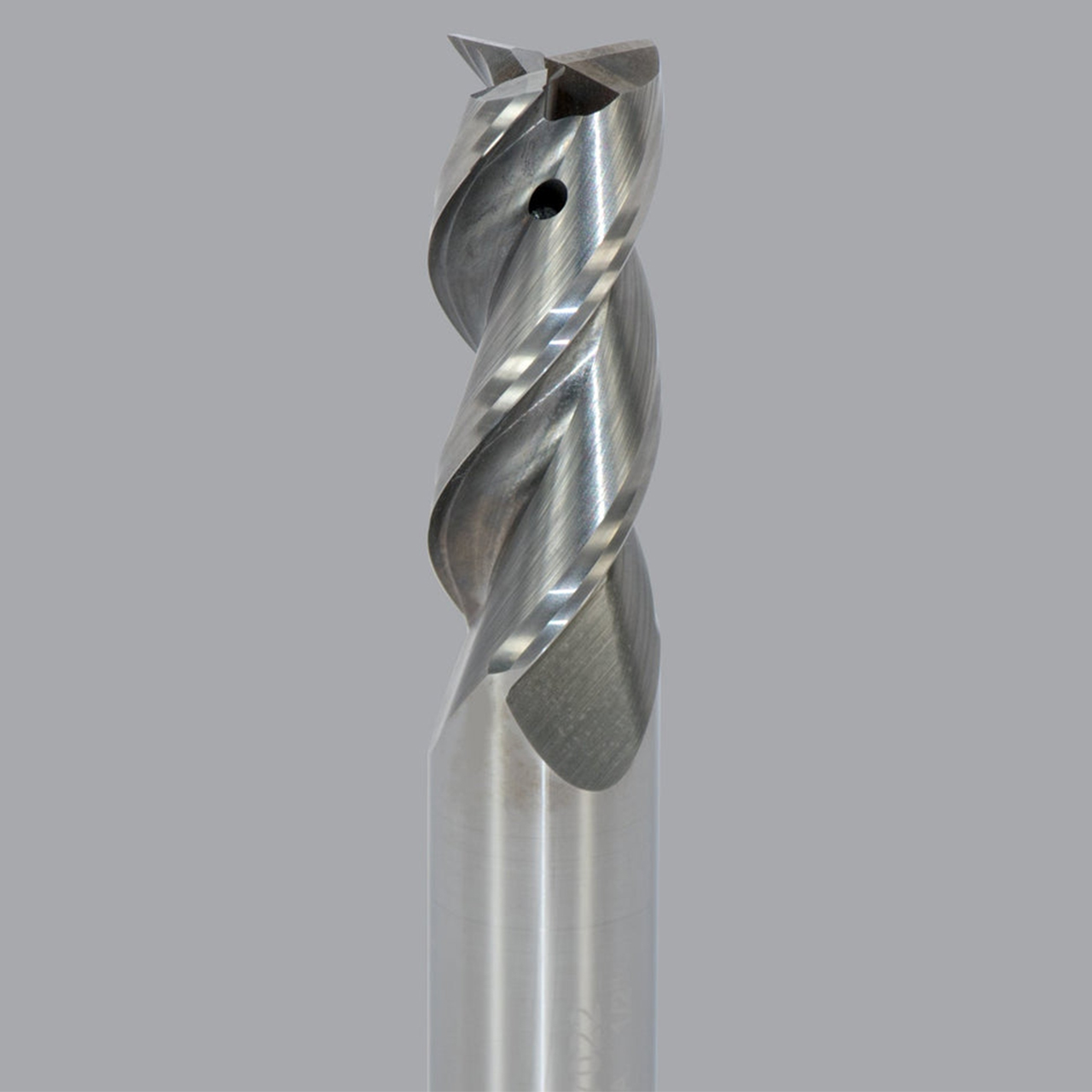Onsrud AMC717025 | 0.500" Diameter x 0.500" Shank x 1.250" LOC x 3.000" OAL x 0.015" Radius 3 Flute Solid Carbide Corner Radius End Mill