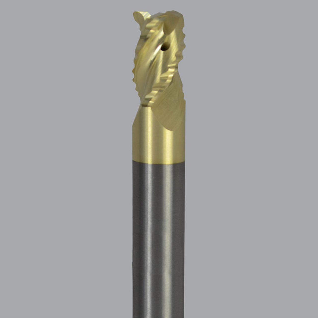 Onsrud AMC800241 | 1.000" Diameter x 1.000" Shank x 1.250" LOC x 4.000" OAL x 0.030" Radius 3 Flute Solid Carbide Corner Radius End Mill