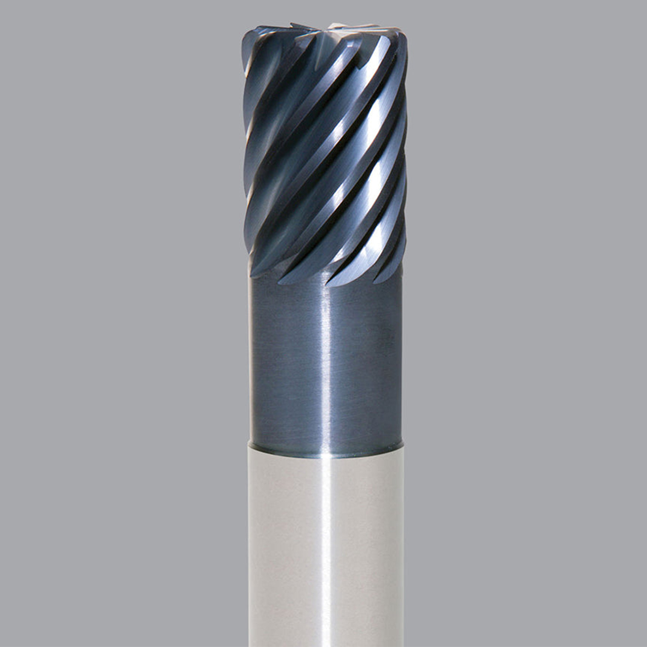 Onsrud EMC600102 | 1.000" Diameter x 1.000" Shank x 1.250" LOC x 5.000" OAL x 0.250" Radius 10 Flute Solid Carbide Corner Radius End Mill