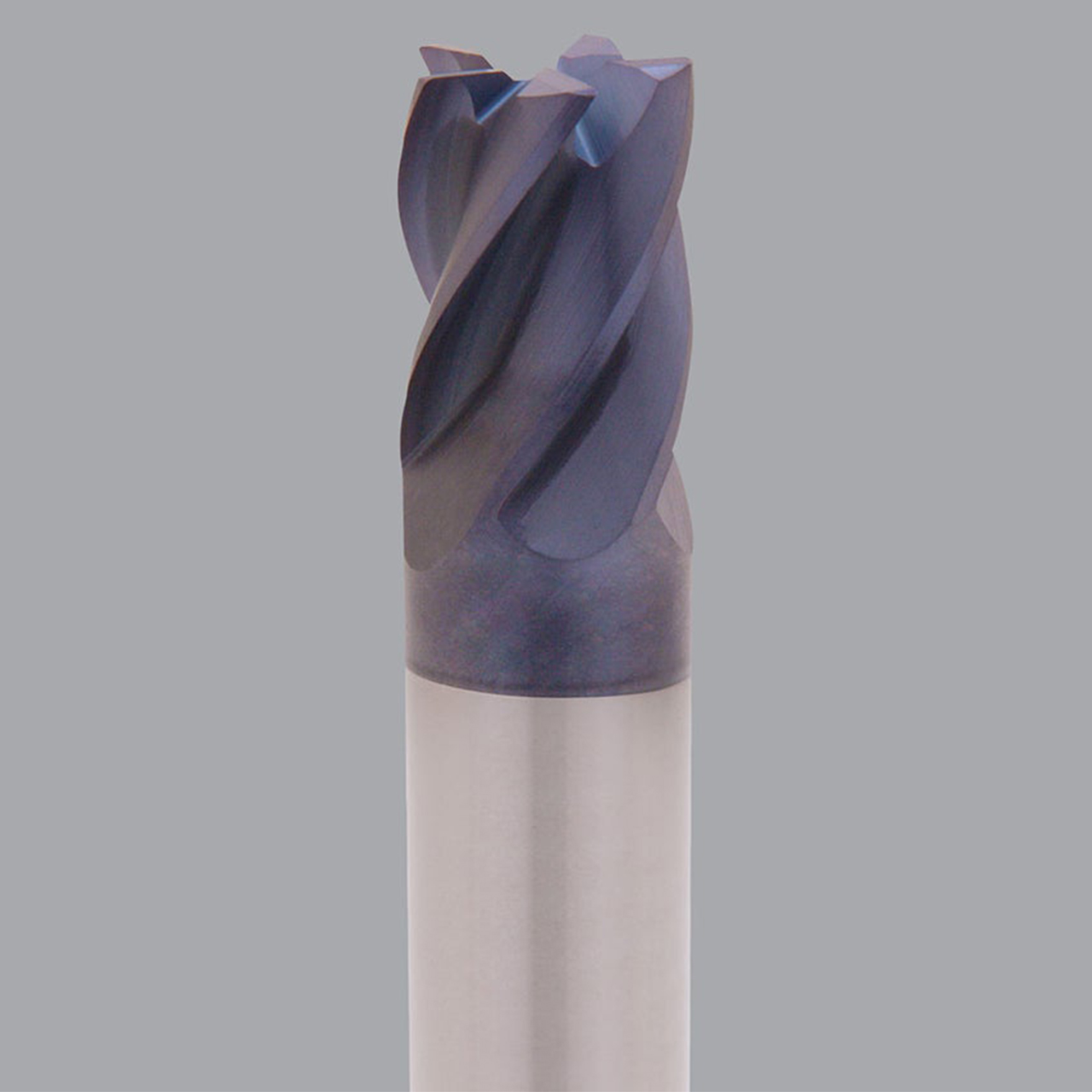 Onsrud EMC604016 | 0.375" Diameter x 0.375" Shank x 0.500" LOC x 2.000" OAL x 0.030" Radius 5 Flute Solid Carbide Corner Radius End Mill