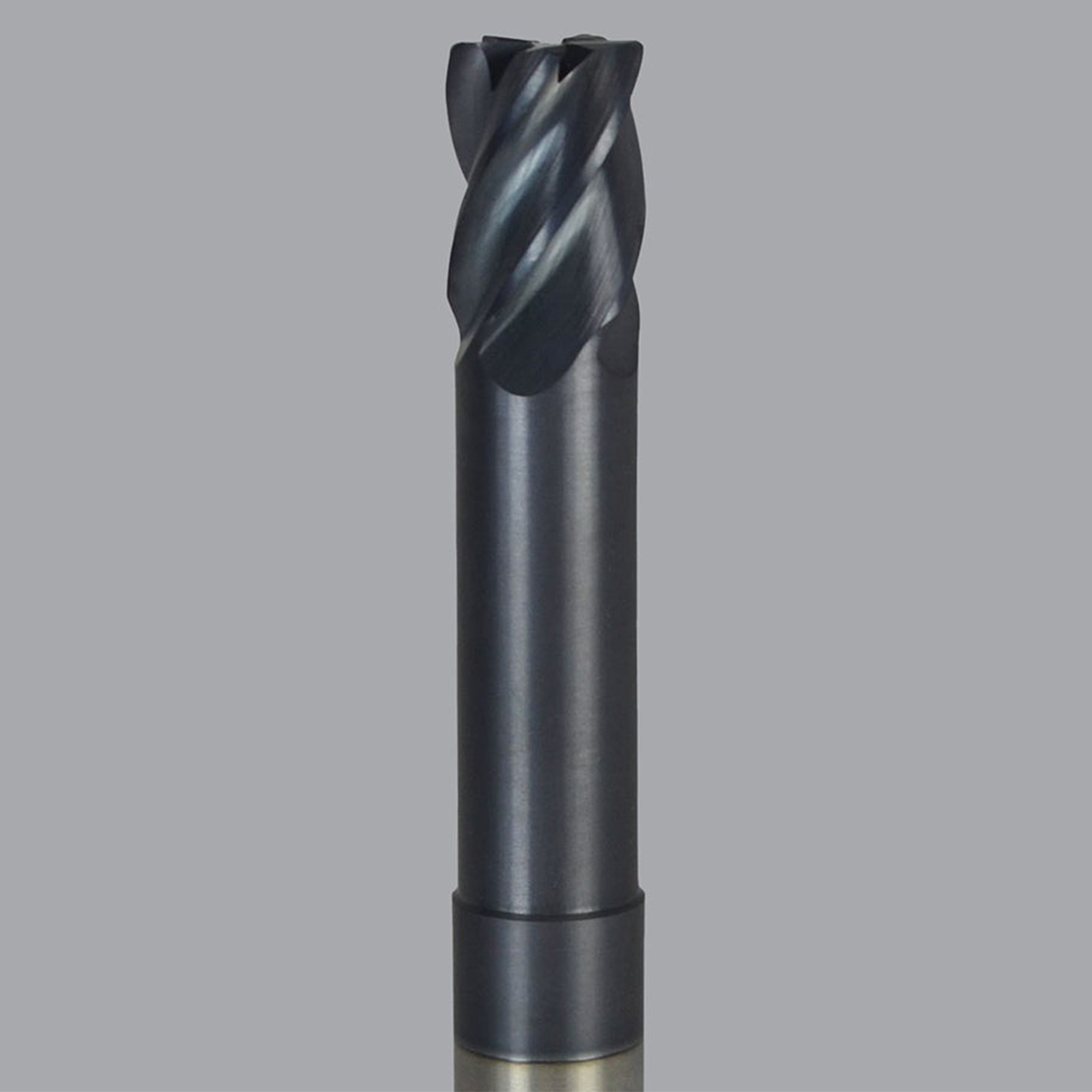 Onsrud EMC604204 | 0.250" Diameter x 0.250" Shank x 0.375" LOC x 3.000" OAL x 0.030" Radius 5 Flute Solid Carbide Corner Radius End Mill