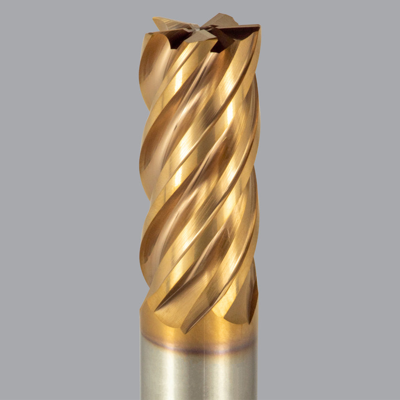 Onsrud TRX2650574 | 0.375" Diameter x 0.375" Shank x 0.875" LOC x 2.500" OAL x 0.015" Radius 5 Flute Solid Carbide Corner Radius End Mill