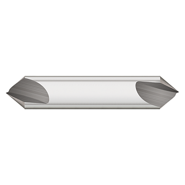 Titan USA CD51062 | 0.5000" (1/2) Diameter x 0.5000" (1/2) Shank x 3.0000" (3) OAL 120 Degree Included Angle Single Flute Uncoated High Speed Steel Countersink