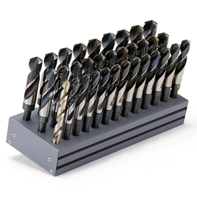 Titan USA MS99304 | Bright & Black Oxide Coated High Speed Steel Drill Bit Set - 33 Piece