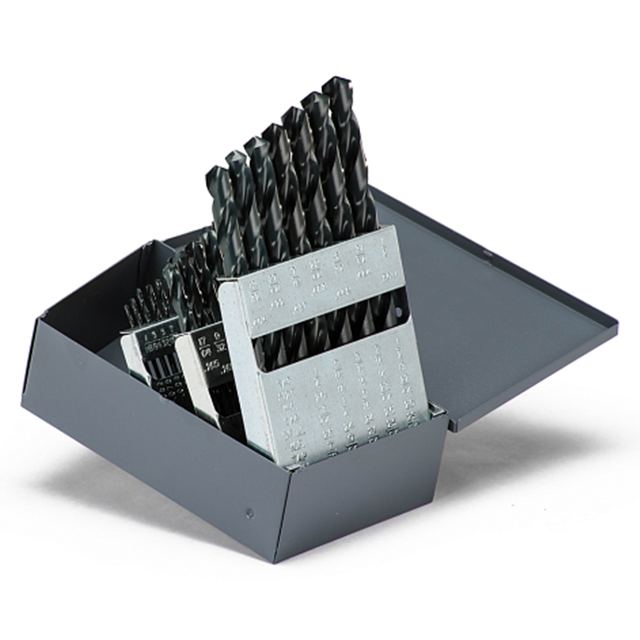 Titan USA MS99026 | Black Oxide Coated High Speed Steel Drill Bit Set - 29 Piece
