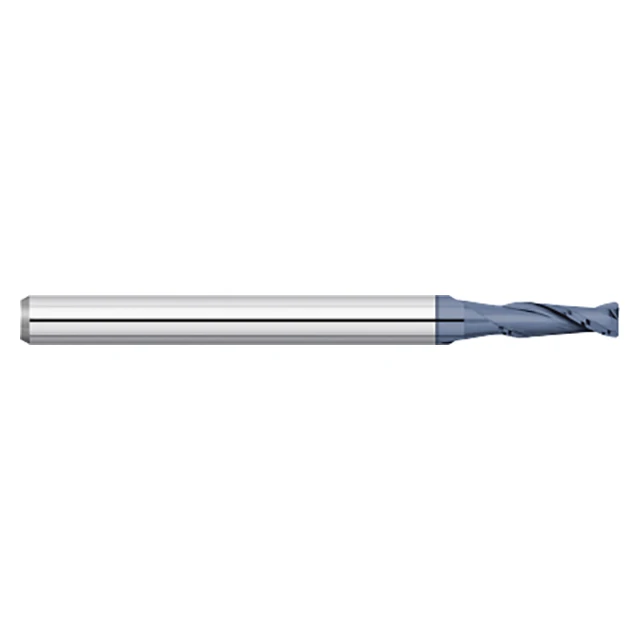 Titan USA TC50929 | 0.0300" Diameter x 0.1250" (1/8) Shank x 0.0900" LOC x 1.5000" (1-1/2) OAL x 0.0100" Radius 2 Flute AlTiN Coated Carbide Corner Radius End Mill