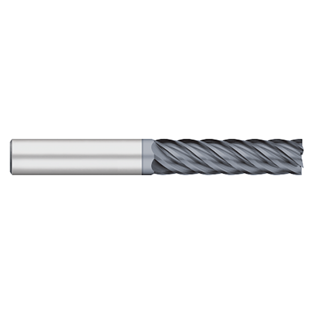 Titan USA TC61364 | 1.0000" (1) Diameter x 1.0000" (1) Shank x 3.0000" (3) LOC x 6.0000" (6) OAL 6 Flute AlCrO-MAX Coated Carbide Square End Mill