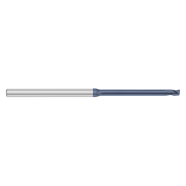 Titan USA TC59705 | 0.0780" (5/64) Diameter x 0.1250" (1/8) Shank x 0.1170" LOC x 2.5000" (2-1/2) OAL x 0.2340" (15/64) Reach 3 Flute AlTiN Coated Carbide Square End Mill