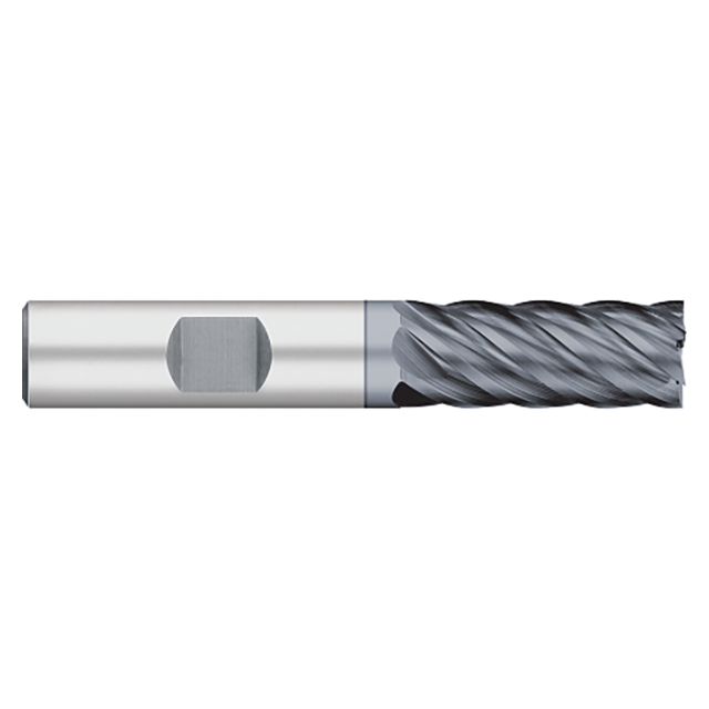 Titan USA TC64581 | 0.6250" (5/8) Diameter x 0.6250" (5/8) Shank x 1.6250" (1-5/8) LOC x 3.5000" (3-1/2) OAL 6 Flute AlCrO-MAX Coated Carbide Square End Mill