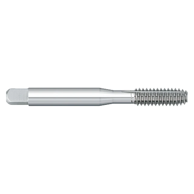 Titan USA TT82846 | #6-40 Thread x 0.6875" (11/16) Thread Length x 0.1410" Shank x 2.0000" (2) OAL H4 Limit Uncoated High Speed Steel Bottom Thread Forming Tap