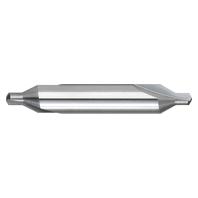 Titan USA CS30004 | 0.1250" (1/8) Diameter x 0.3125" (5/16) Shank x 2.5000" (2-1/2) OAL 60 Included Angle 2 Flute Uncoated Carbide Combination Drill & Countersink