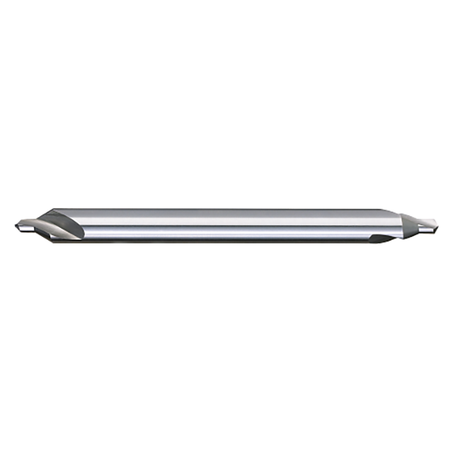 Titan USA CS50046 | 0.1250" (1/8) Diameter x 0.3125" (5/16) Shank x 6.0000" (6) OAL 60 Degree Included Angle 2 Flute Uncoated High Speed Steel Combination Drill & Countersink