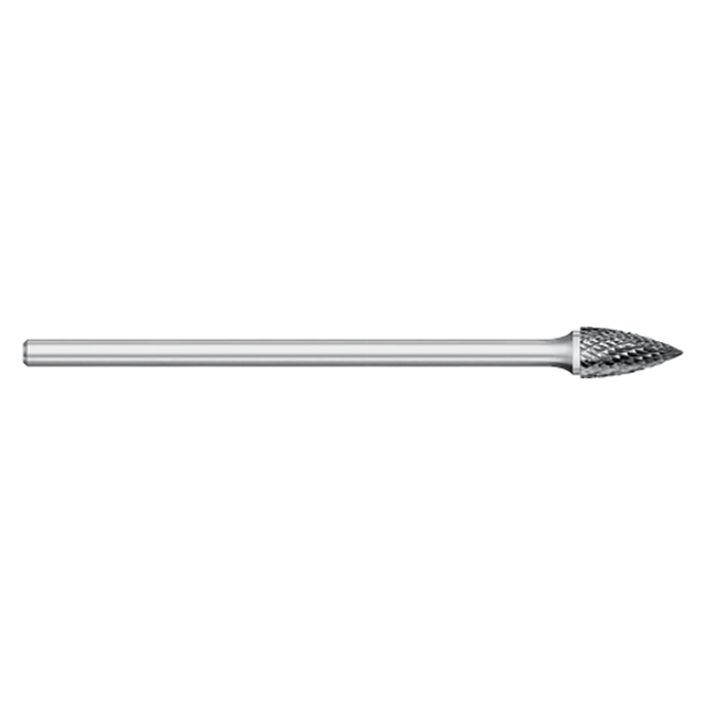 Titan USA TB19939 | 0.1250" (1/8) Diameter x 0.1250" (1/8) Shank x 0.5000" (1/2) LOC x 2.0000" (2) OAL Uncoated Carbide Burr