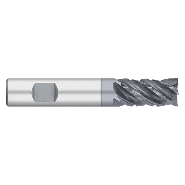 Titan USA TC13282 | 0.6250" (5/8) Diameter x 0.6250" (5/8) Shank x 1.6250" (1-5/8) LOC x 3.5000" (3-1/2) OAL 5 Flute AlCrO-MAX Coated Carbide Square End Mill