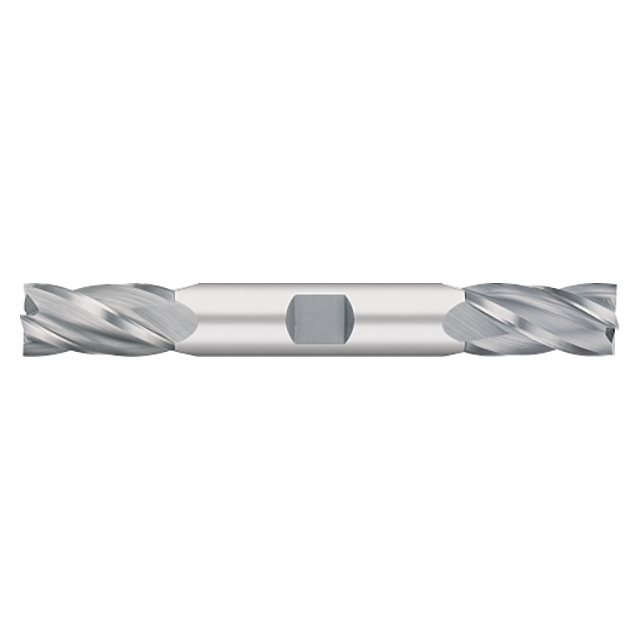 Titan USA TC12516 | 0.2500" (1/4) Diameter x 0.3750" (3/8) Shank x 0.6250" (5/8) LOC x 3.5000" (3-1/2) OAL 4 Flute Uncoated Carbide Square End Mill