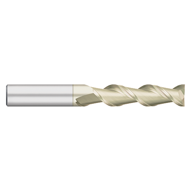 Titan USA TC63364 | 1.0000" (1) Diameter x 1.0000" (1) Shank x 2.2500" (2-1/4) LOC x 5.0000" (5) OAL 2 Flute ZRN Coated Carbide Square End Mill