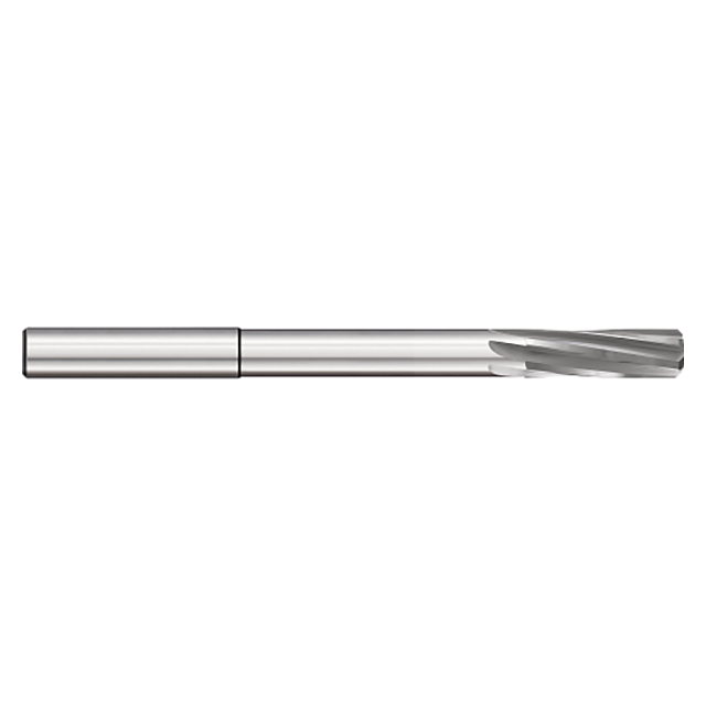 Titan USA TC86952 | 0.0781" (5/64) Diameter x 0.0781" (5/64) Shank x 0.2500" (1/4) Margin Length x 1.7500" (1-3/4) OAL 4 Flute Uncoated Carbide Chucking Reamer