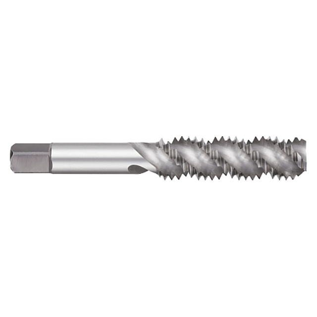 Titan USA TT76357 | M5 X 0.8 Thread x 0.1940" Shank x 0.8750" (7/8) LOC x 2.3750" (2-3/8) OAL 3 Flute Uncoated High Speed Steel Spiral Flute Tap