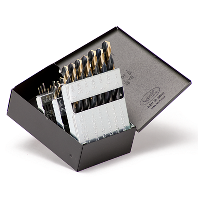 Titan USA MS99405 | Black & Gold Oxide Coated High Speed Steel Drill Bit Set