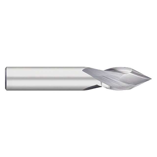 Titan USA TC31632 | 0.5000" (1/2) Diameter x 0.5000" (1/2) Shank x 3.0000" (3) OAL x 60 Degree Point Angle 2 Flute Uncoated Carbide Drill Mill