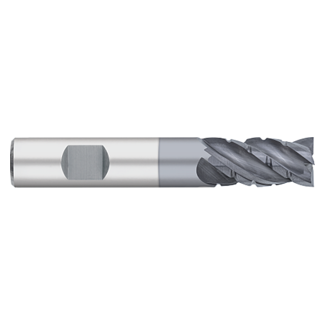Titan USA TC28067 | 0.7500" (3/4) Diameter x 0.7500" (3/4) Shank x 4.0000" (4) OAL x 1.6250" (1-5/8) LOC 4 Flute ALCRO-MAX Coated Carbide Square End Mill