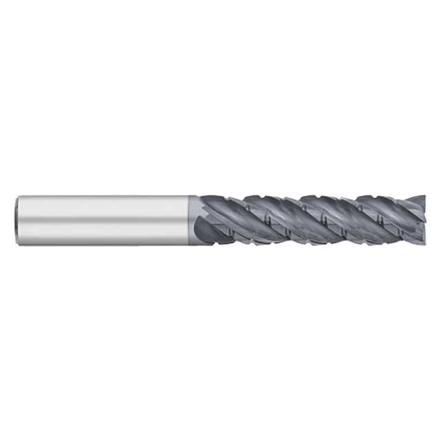 Titan USA TC28077 | 0.5000" (1/2) Diameter x 0.5000" (1/2) Shank x 4.0000" (4) OAL x 2.0000" (2) LOC 4 Flute ALCRO-MAX Coated Carbide Square End Mill