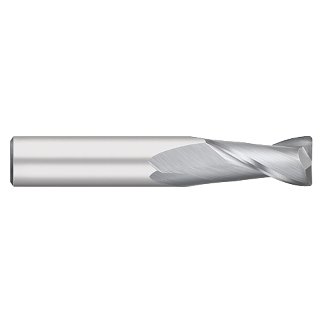 Titan USA TC71987 | 0.5000" (1/2) Diameter x 0.5000" (1/2) Shank x 4.0000" (4) OAL x 0.0150" (1/64) Radius 2 Flute Uncoated Carbide Corner Radius End Mill