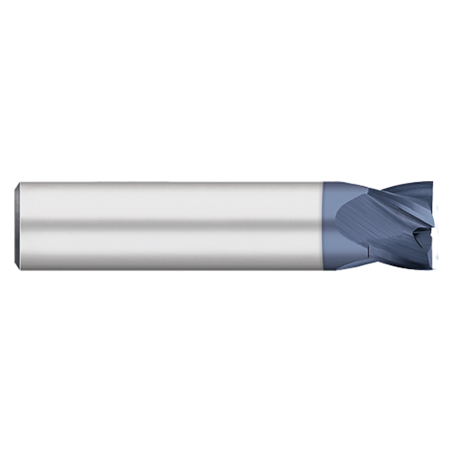Titan USA TC82512 | 6.00mm Diameter x 6.00mm Shank x 50.00mm OAL x 12.00mm LOC 4 Flute ALTIN Coated Carbide Square End Mill