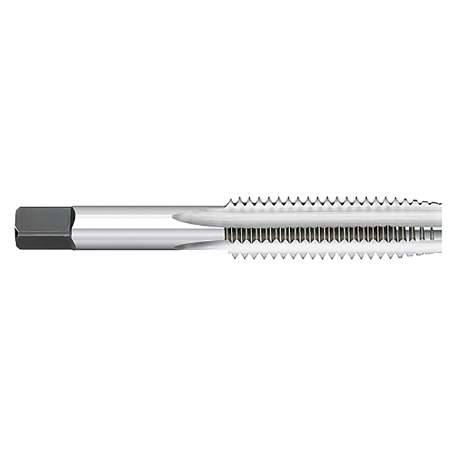 Titan USA TT90222 | 10"-24 Thread x 0.1940" Shank x 2.3750" (2-3/8) OAL x 0.8750" (7/8) LOC 4 Flute Uncoated High Speed Steel Straight Flute Tap