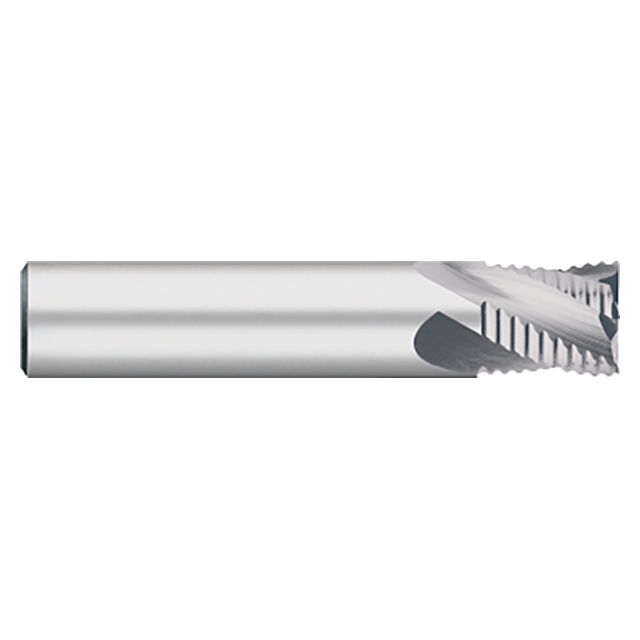 Titan USA TC20312 | 0.1875" (3/16) Diameter x 0.1875" (3/16) Shank x 2.0000" (2) OAL x 0.3750" (3/8) LOC 4 Flute Uncoated Carbide Roughing End Mill