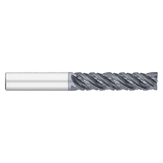 Titan USA TC13382 | 0.3125" (5/16) Diameter x 0.3125" (5/16) Shank x 0.0300" Radius 3.0000" (3) OAL 5 Flute ALCRO-MAX Coated Carbide Corner Radius End Mill