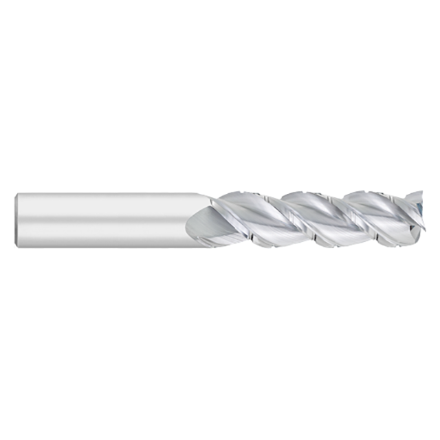 Titan USA TC67218 | 0.2500" (1/4) Diameter x 0.2500" (1/4) Shank x 1.2500" (1-1/4) LOC x 3.0000" (3) OAL 3 Flute Uncoated Carbide Square End Mill