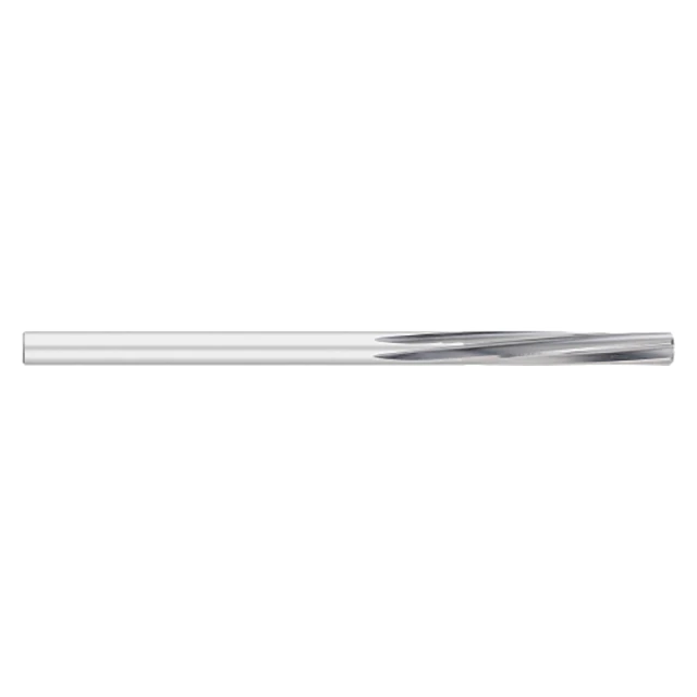 Titan USA TR97066 | 0.1590" Diameter x 0.1530" Shank x 1.1250" (1-1/8) Margin x 4.5000" (4-1/2) OAL 6 Flute Uncoated High Speed Steel Chucking Reamer