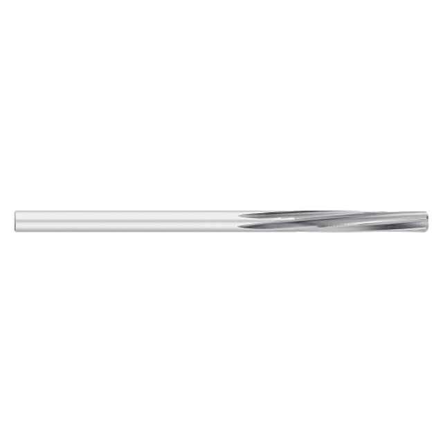 Titan USA TR97073 | 0.1772" (4.5mm) Diameter x 0.1704" Shank x 1.1250" (1-1/8) Margin x 4.5000" (4-1/2) OAL 6 Flute Uncoated High Speed Steel Chucking Reamer