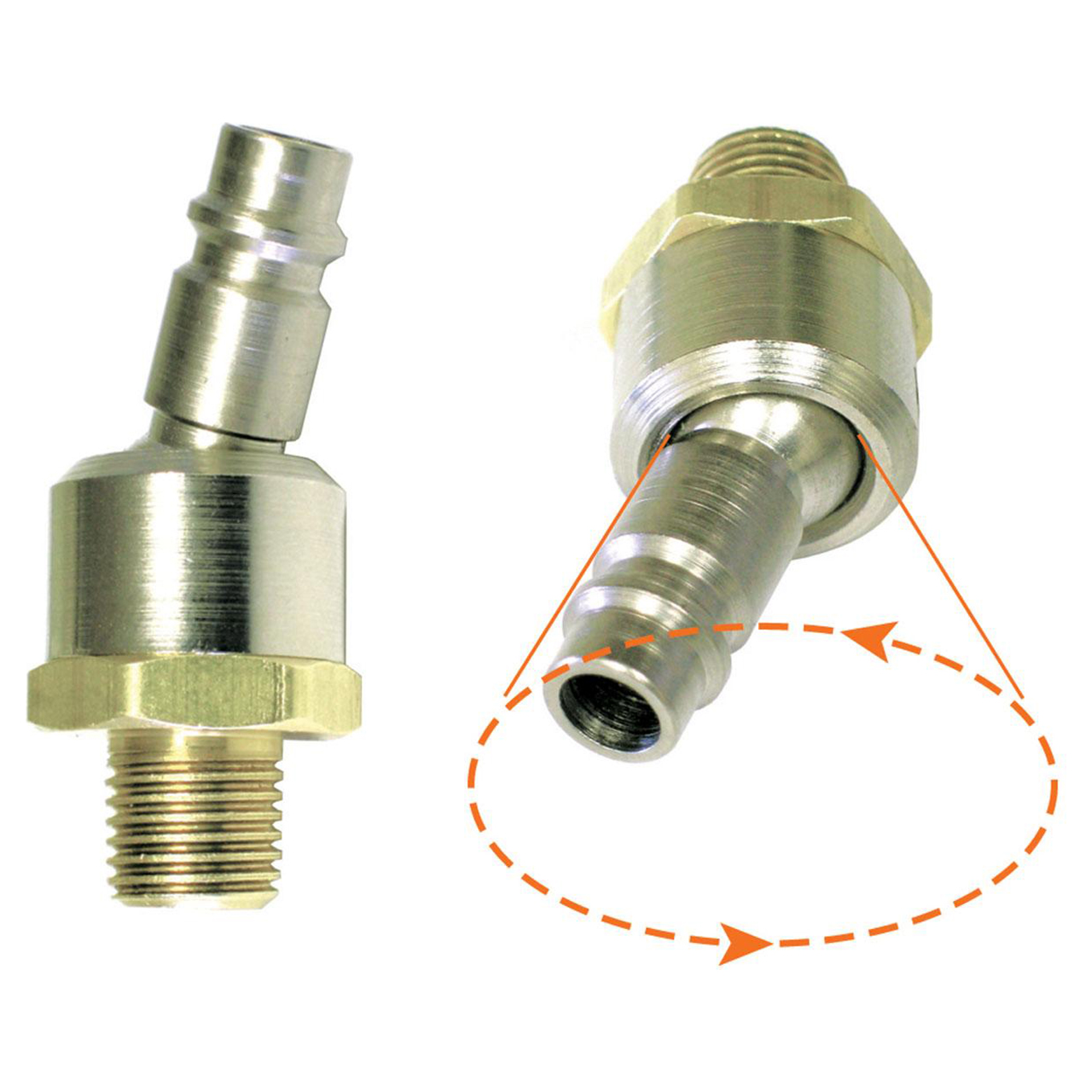 Dynabrade 97016 | 1/4" NPT Ball Swivel Ball Swivel