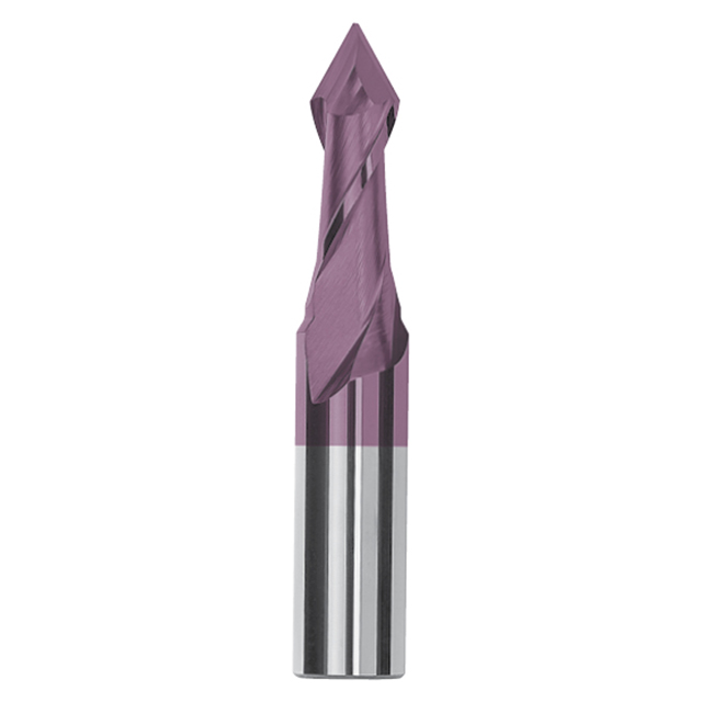 Magafor 888088H0080 | 0.1180" Diameter x 0.0030" Point Length 60 Degree Included Angle Hard'X 8088-H+ Drill Mill