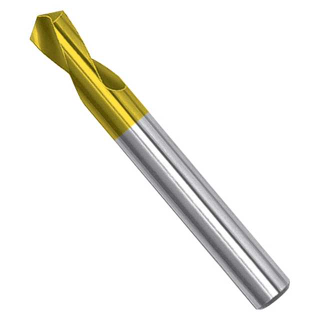 Magafor 8008D127008 | 1/2" Diameter x 1-3/8" Flute Length x 8" OAL 120 Degree Angle TiN Coated Long Spotting Drill