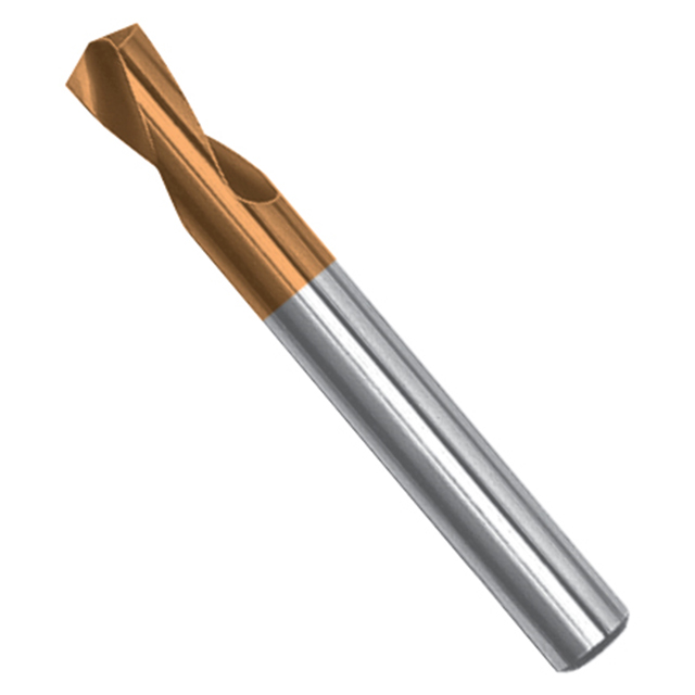 Magafor 80099605000 | 0.1970" Diameter x 0.6000" Flute Length x 2-3/8" OAL 120 Degree Angle Red'X Coated Spotting Drill