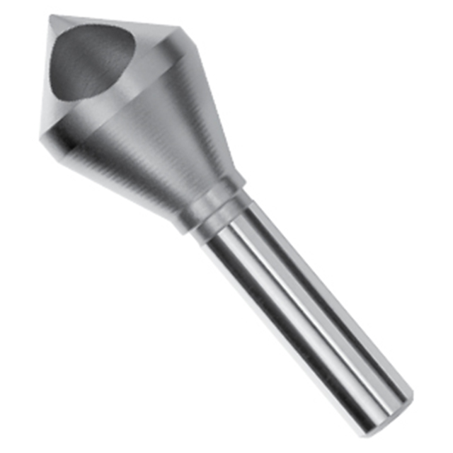 Magafor 84414150000 | 0.5900" Diameter x 0.3150" Shank x 2-1/4" OAL 82 Degree Angle Zero Flute HSS-E Cobalt Countersink