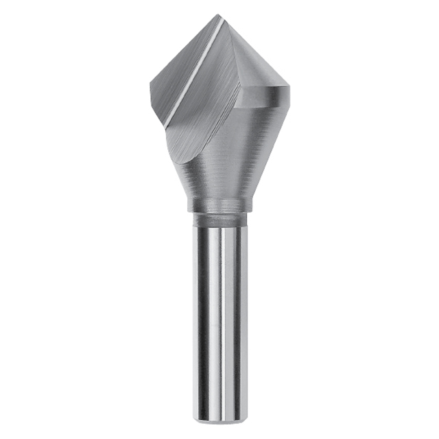 Magafor 84423100000 | 0.3940" Diameter x 0.2360" Shank x 1- 3/4" OAL 120 Degree Angle Single Flute HSS-E Cobalt Countersink