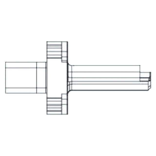 duMONT CNC 10050 | 13.00mm Width x 20.00mm Thickness x 43.00mm Length Indexable Broaching Toolholder