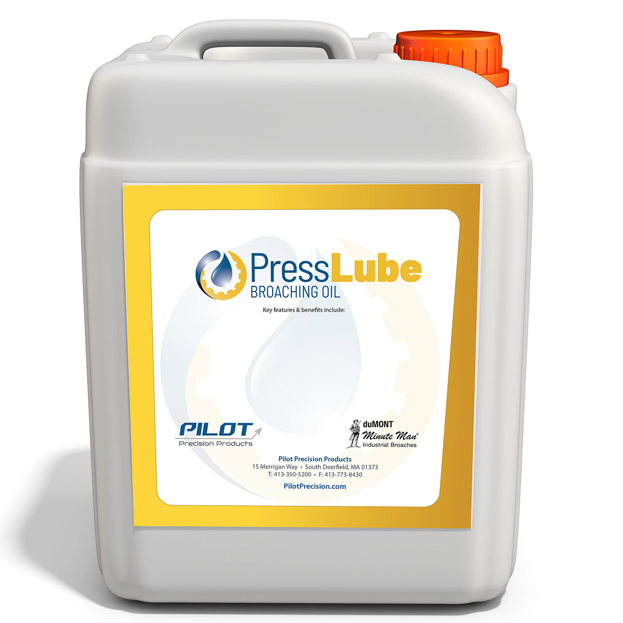 duMONT 99962 | PressLube Broaching Oil 5 Gallon Pail