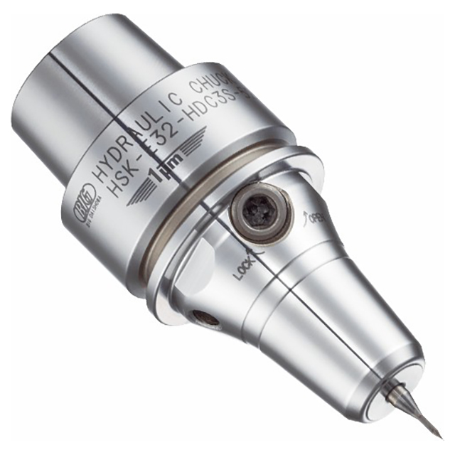 Big Daishowa HSK-E40-HDC4S-55UP | 4.00mm Clamping Size x 14.00mm Nose Diameter x 55.00mm Gage Length HSK-E40 Hydraulic Chuck