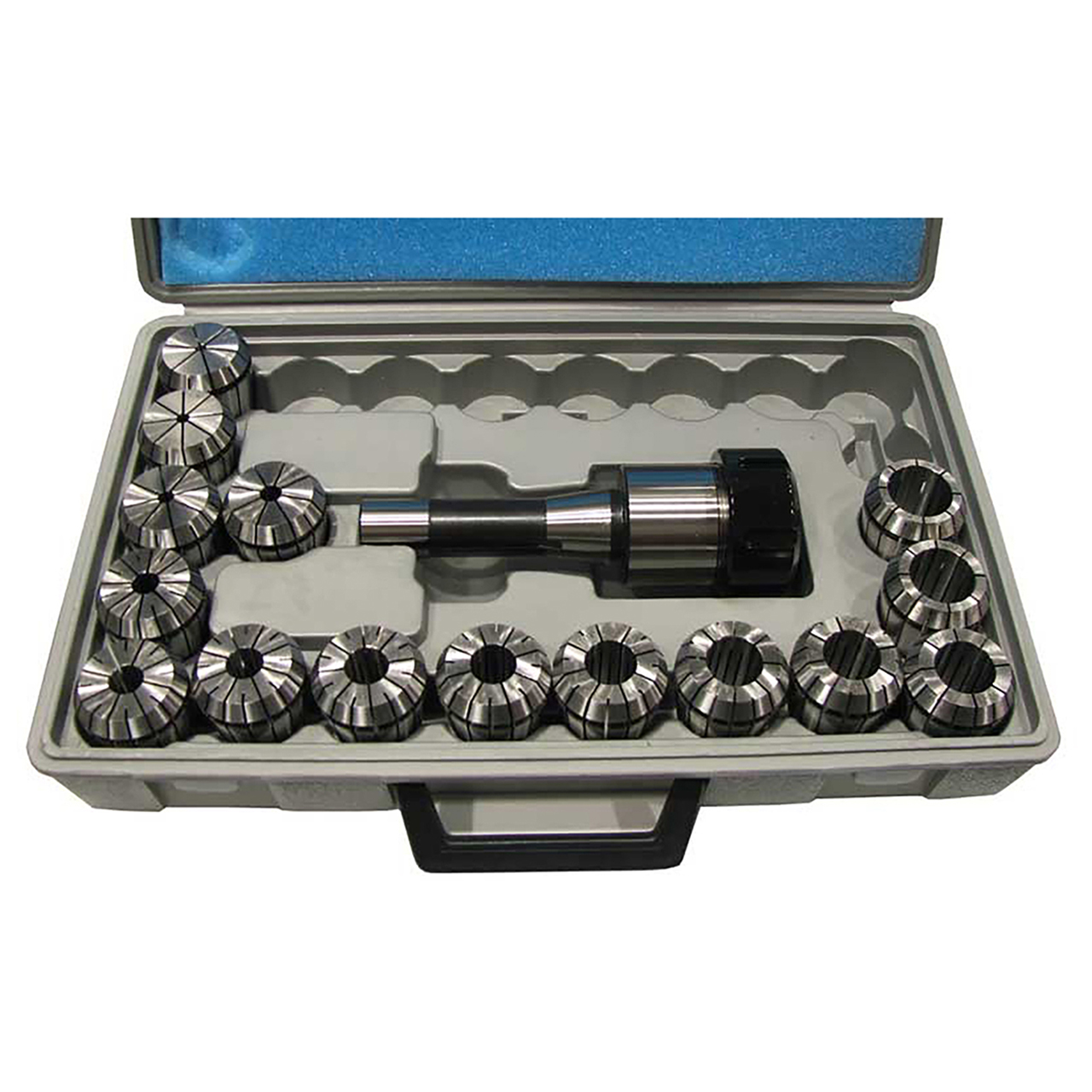 GS Tooling 337735 | 0.080-0.787" Range ER32 Series Collet Chuck Set - 11 Piece