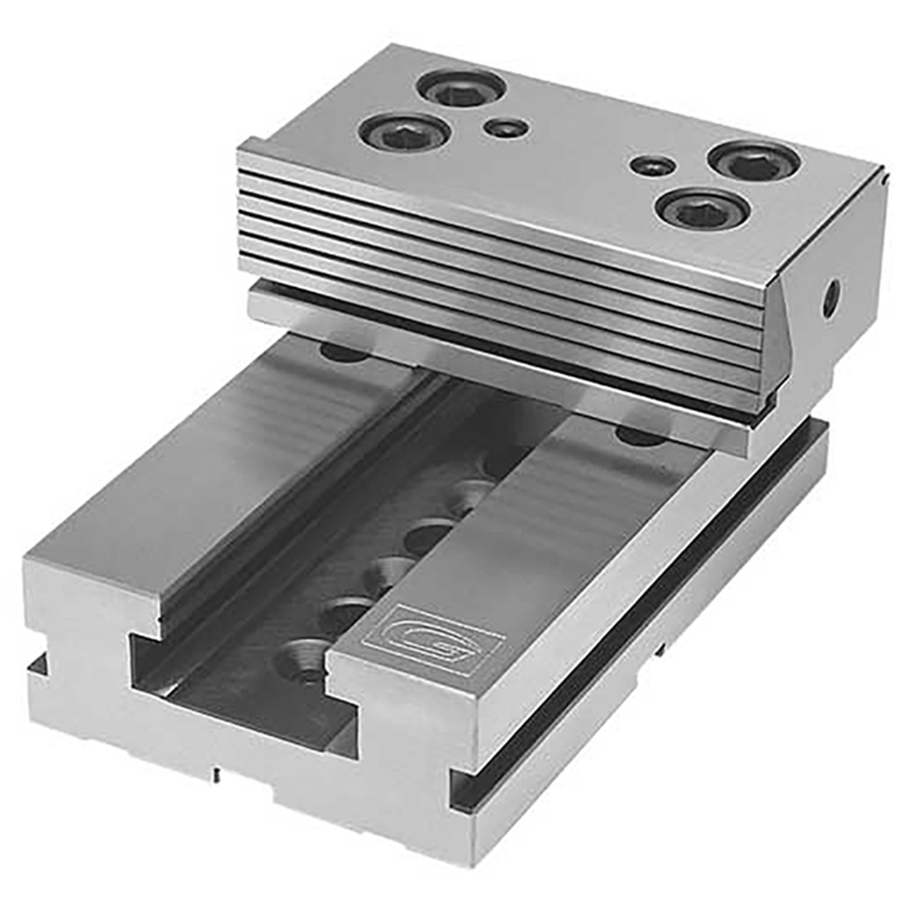 GS Tooling 382335 | Fixed Jaw Section And Base Assembly Modular Vise