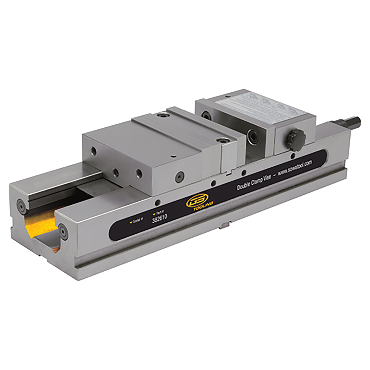 GS Tooling 382610 | 4" Width Double Clamp Vise